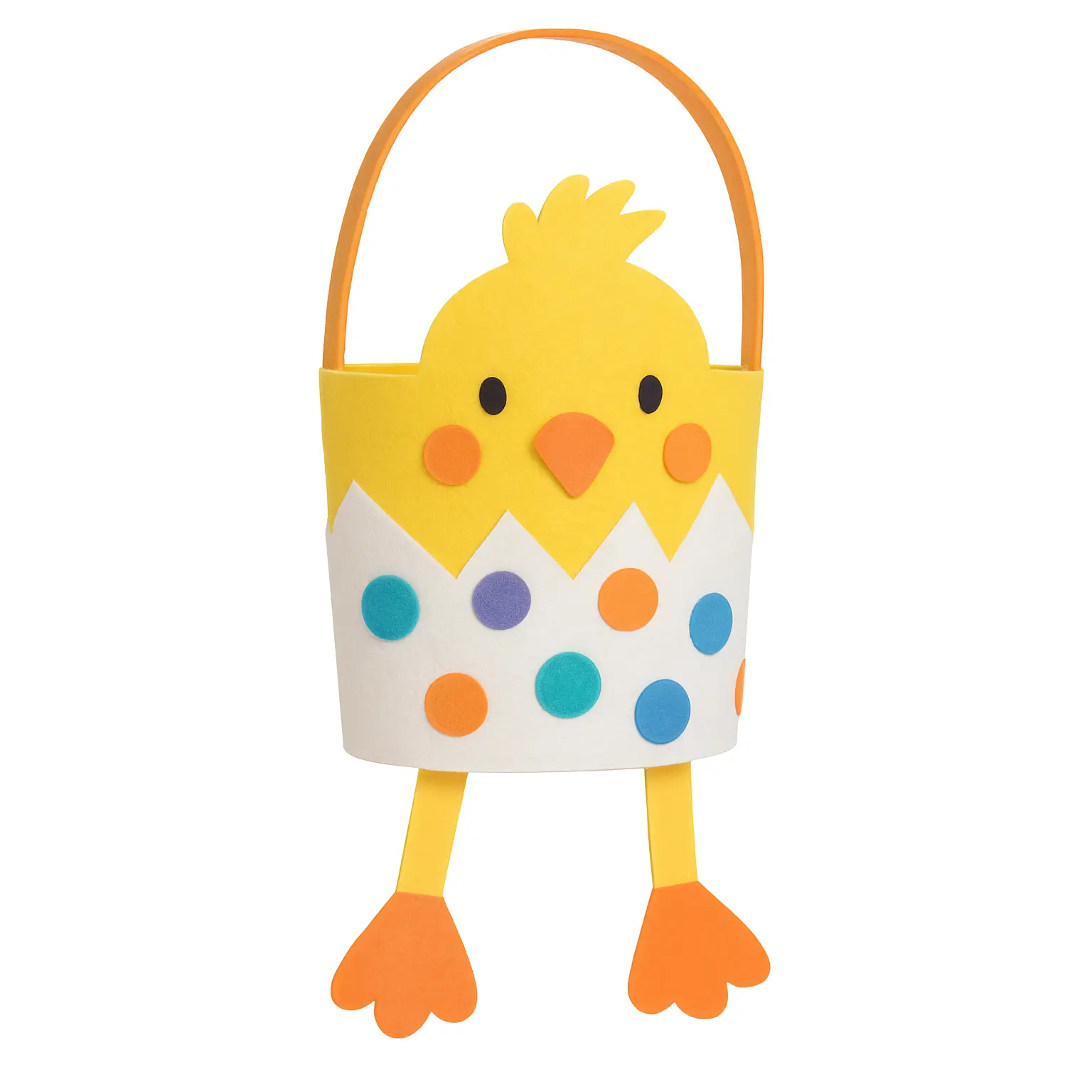 Adorable Chick Felt Easter Basket