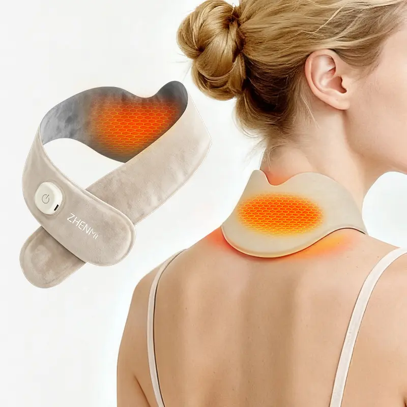 The Ultimate Holiday Gift: ZHENMI FlexiHeat 2-in-1 Neck and Eye Warmer. USB-C Rechargeable Heating Pad with 3 Heat Settings, Lightweight Design for All-Day Comfort for Home, Work, or Travel