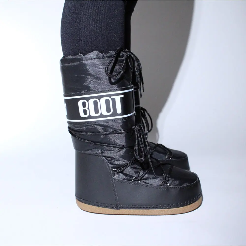 Women's Fashion Thick Ski Mid Calf Boots, Snow Boots Winter Women's Fashion Thick Ski Mid Calf Boots, Snow Boots Winter