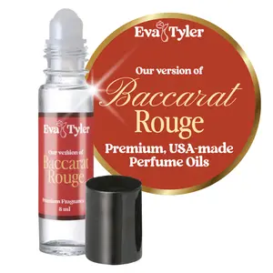 Baccarat Rouge Roll On Perfume Oil | USA Made | Long-lasting | Alcohol-free