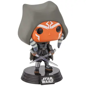 Funko POP! Star Wars The Mandalorian - Hooded Ahsoka with Duel Sabers Exclusive