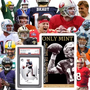 Ultimate Quarterback Guaranteed NFL All-Time Legend or Superstar Graded 8-10 Mint Football Card | Top QB in Each Mystery Pack | Grades by PSA BGS SGC CGC | Blind Bag Contains 1 NFL Card
