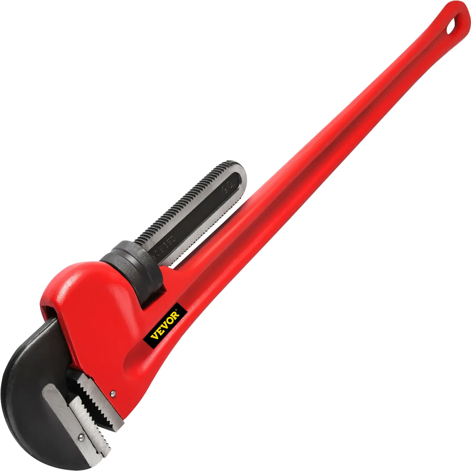 【Summerfinds】60" Cast Iron Handle Heavy-Duty Hook Jaw Straight Pipe Wrench 【Summerfinds】60" Cast Iron Handle Heavy-Duty Hook Jaw Straight Pipe Wrench