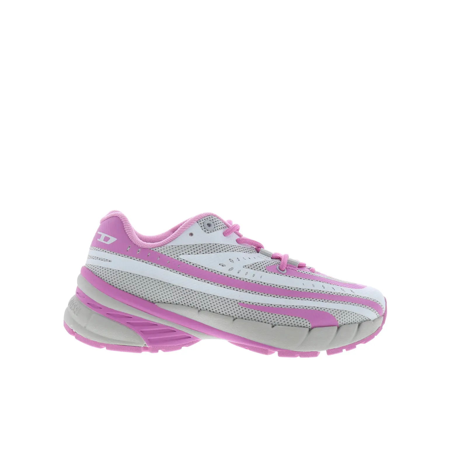 Diesel D-Airspeed Low W Womens Pink Mesh Lace Up Athletic Running Shoes