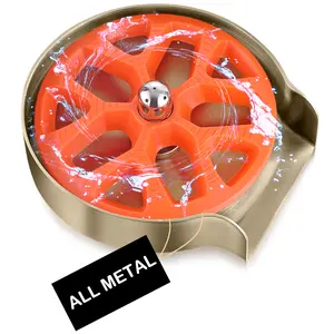 Glass Rinser for Kitchen Sink, Stainless Steel Cup Washer Attachment with 360° Rotating Spout, Easy Install Glass Washer for Baby Bottles, Wine Glasses & Coffee Cups