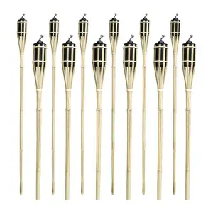 Outdoor Bamboo Torches - 12 Pack