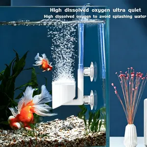 Nano Bubble Disk Oxygen Pump - Bubble Generator - Advanced Oxygen Pumping - Effortlessly Enhance Aquarium Life - Mesmerizing Ultra-Dense Bubbles for Optimal Fish Health and Tank Aesthetics - Perfect Accessory for Small to Medium Aquariums