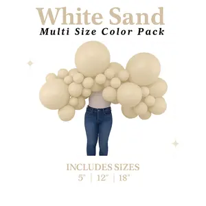 White Sand Balloon Pack with Optional Add-Ons