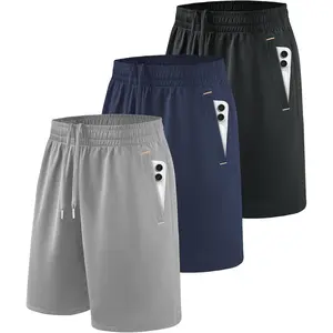 Pack Mens Gym Basketball Shorts 9" Fast Dry Running Athletic Shorts with Pockets for Casual Workout