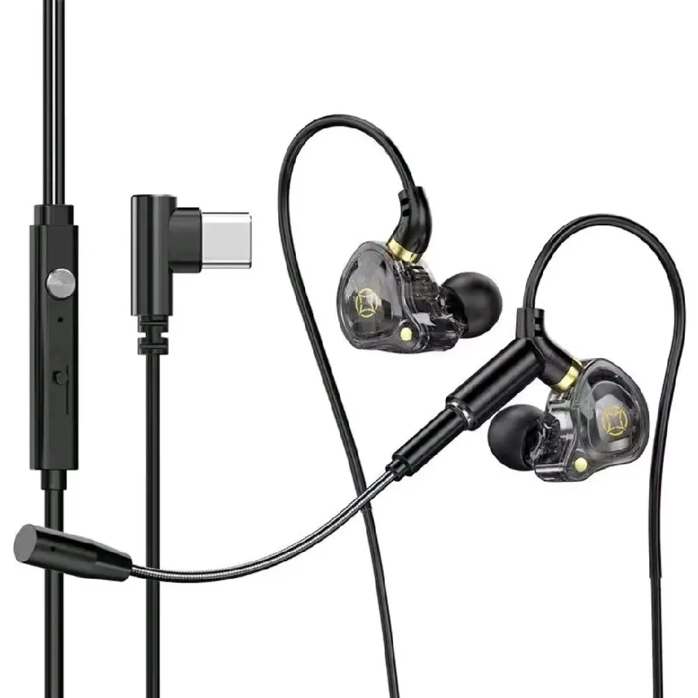 ​KCKZ Dual Microphone Gaming Earphones - Wired In-Ear Headset for PC, Mobile & Laptop - 10mm Driver, Noise Cancellation & Ergonomic Fit - Includes Pluggable Mic - Available in USB-C, 3.5mm & USB-A Options - Best for E-Sports Music Streaming by p79Supply