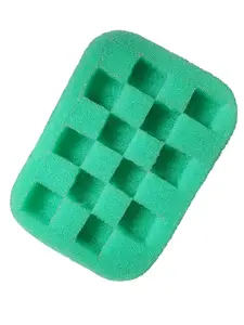 QEP Epoxy Sponge Checkered Design Aqua Blue Cleaning Sponges Hand-Carved Custom Sponge