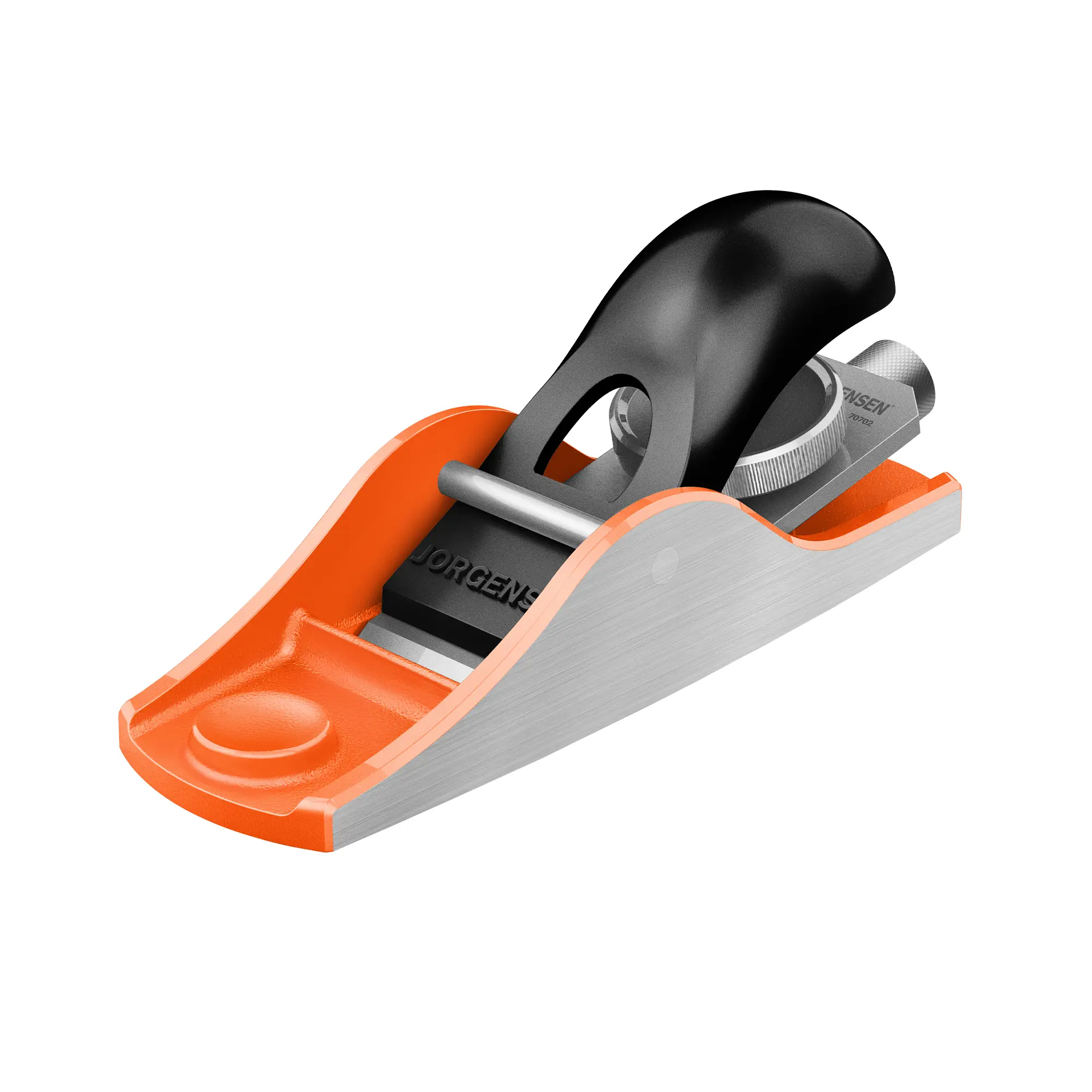 #fathersdaygift JORGENSEN No.102 Wood Planer, Hand Planer for Woodworking, Low Angle Block Plane, Small Hand Plane for Detail Trimming, Wood Planing, Craft - Professional Ductile Iron Body, Adjustable Cutting Depth
