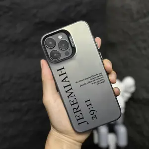 Jeremiah 29:11 IMD Laser Phone Case, Military Grade Christ Bible Verse Cover, Anti-Drop & Scratch Resistant for iPhone 17 Air 16 E 15 14 Plus 13 12 11 Pro Max XR XS