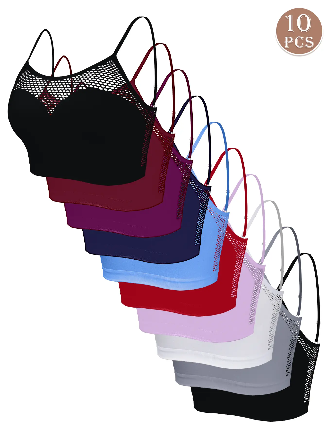 Women's Seamless Wireless Bra Set, Adjustable Straps, Breathable Comfort Fit, Perfect for Daily Wear & Casual, Breathable Bras