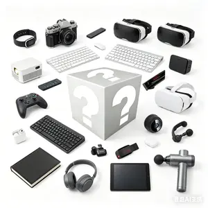 Mystery Tech Surprise Box – Randomly Receive Laptops, Bluetooth Earphones, Chargers, Mechanical Keyboards & Other 3C Accessories