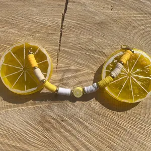Lemon Clay Beaded Bracelet