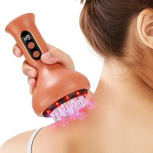 Electric massager, 9 suction modes, wireless charging, intelligent cupping massager, Smart Cupping Machine, suitable for arms, legs, and back, Chargeable