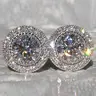 Elegant Rhinestone Decorated Stud Earrings, Stud Earring Jewelry, Fashionable Matching Earrings for Women, Daily Use, All-match Accessory, High Quality Earrings, Studs Earrings