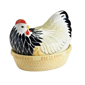 Mason Cash Home to Roost Mother Hen Egg Nest