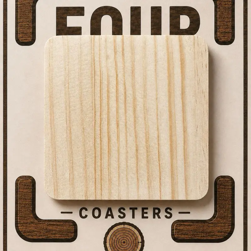 Plain Coasters, Singular Coaster Plain Coasters, Singular Coaster