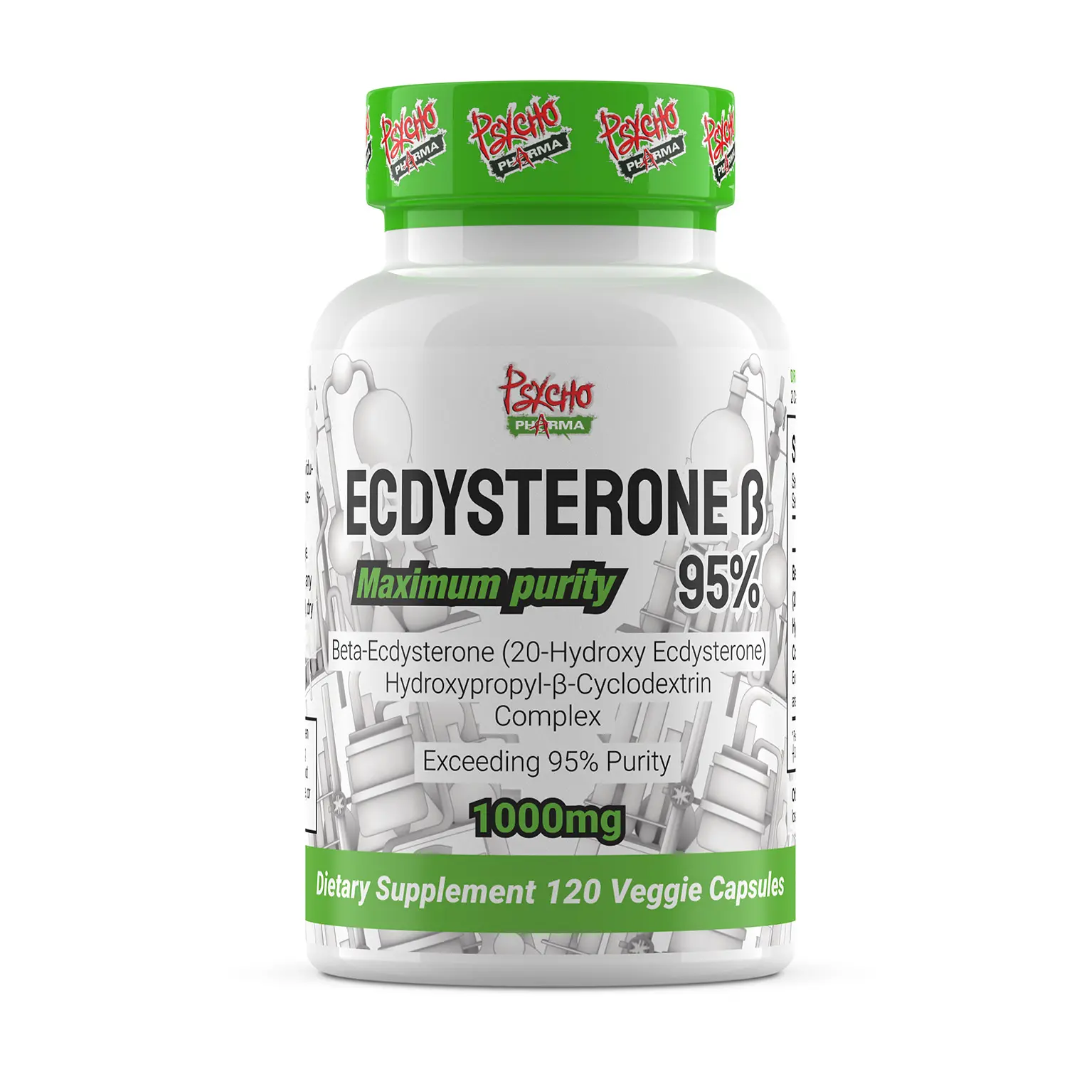 Psycho Pharma Ecdy Complexed for Highest Purity and Bioavailability Dietary Fitness Supplement