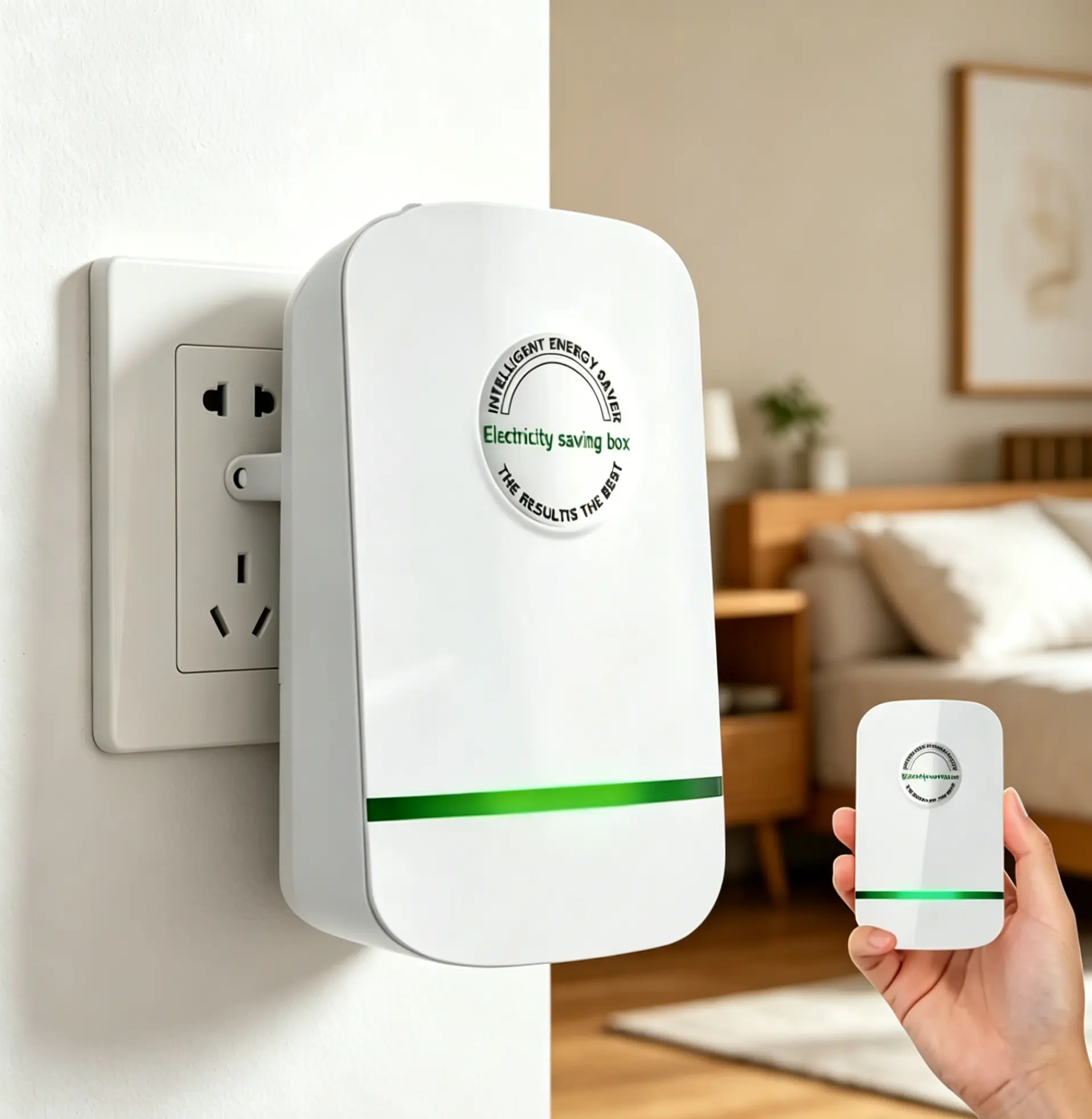 2026 New Updated US Plug Power Saving Box,90-250V Broad Voltage Intelligent Energy Saving Device,Lightweight Portable Power Adaptor for Home Appliance And Travel Outdoor Power Supply.end of year student gifts