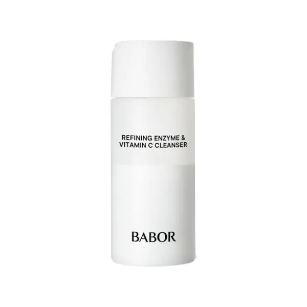 BABOR Refining Enzyme & Vitamin C Cleanser | 2-in-1 Exfoliating Powder Cleanser for Dull, Acne-Prone Skin | 40g | Made in Germany
