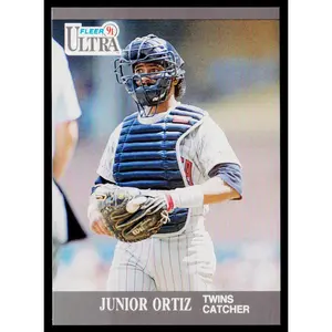 Junior Ortiz 1991 Ultra #194 Minnesota Twins