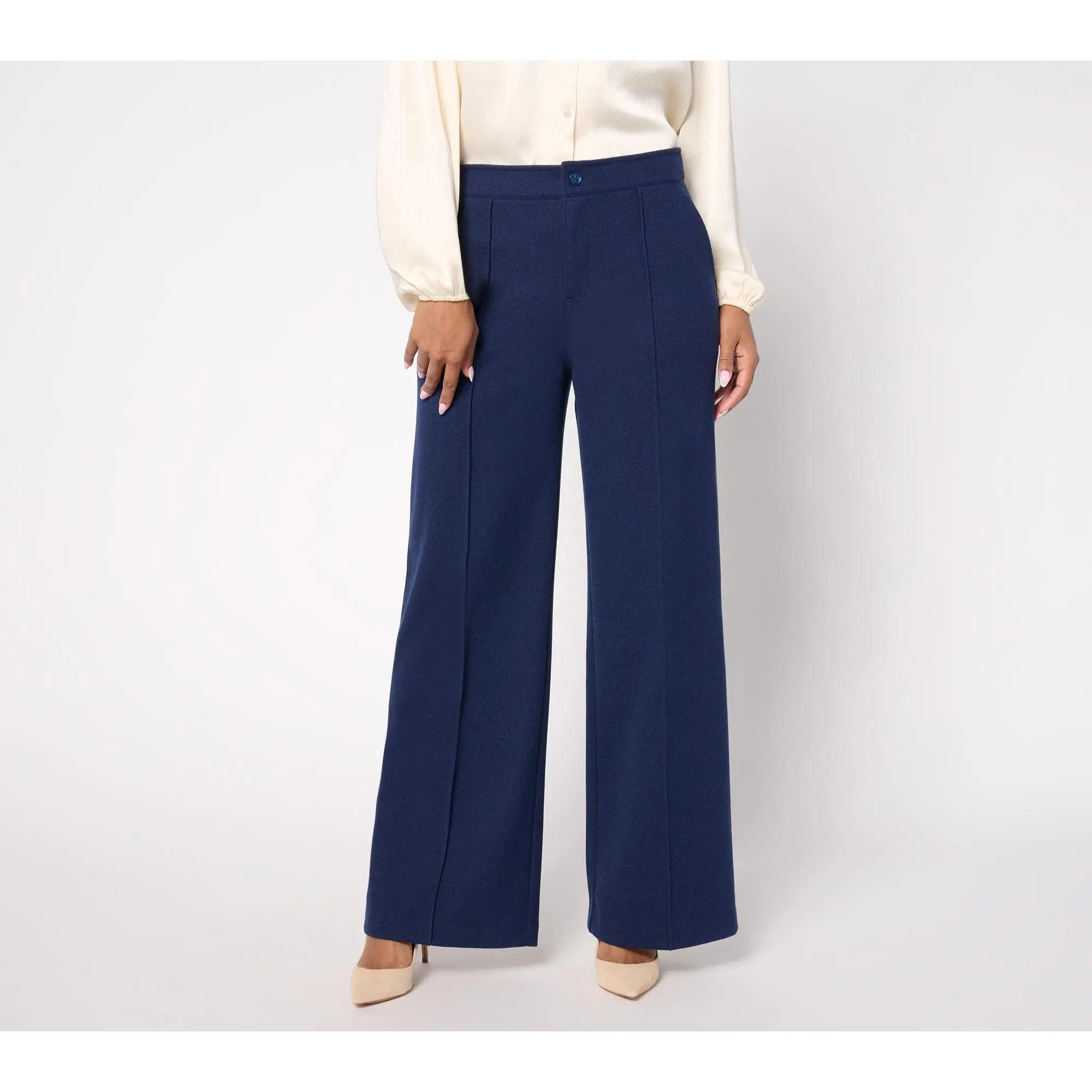 BEAUTIFUL by Lawrence Zarian Petite Tailored Knit Trouser