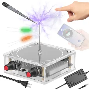 Portable Handheld Tesla Coil Speaker BT Speaker with Adjustable Arc Length and Frequency for Music Lovers and Science Enthusiasts