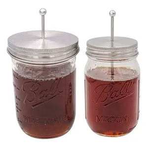 Honey Dipper Stainless Steel Lid for Mason Jars Honey Dipper Stainless Steel Lid for Mason Jars