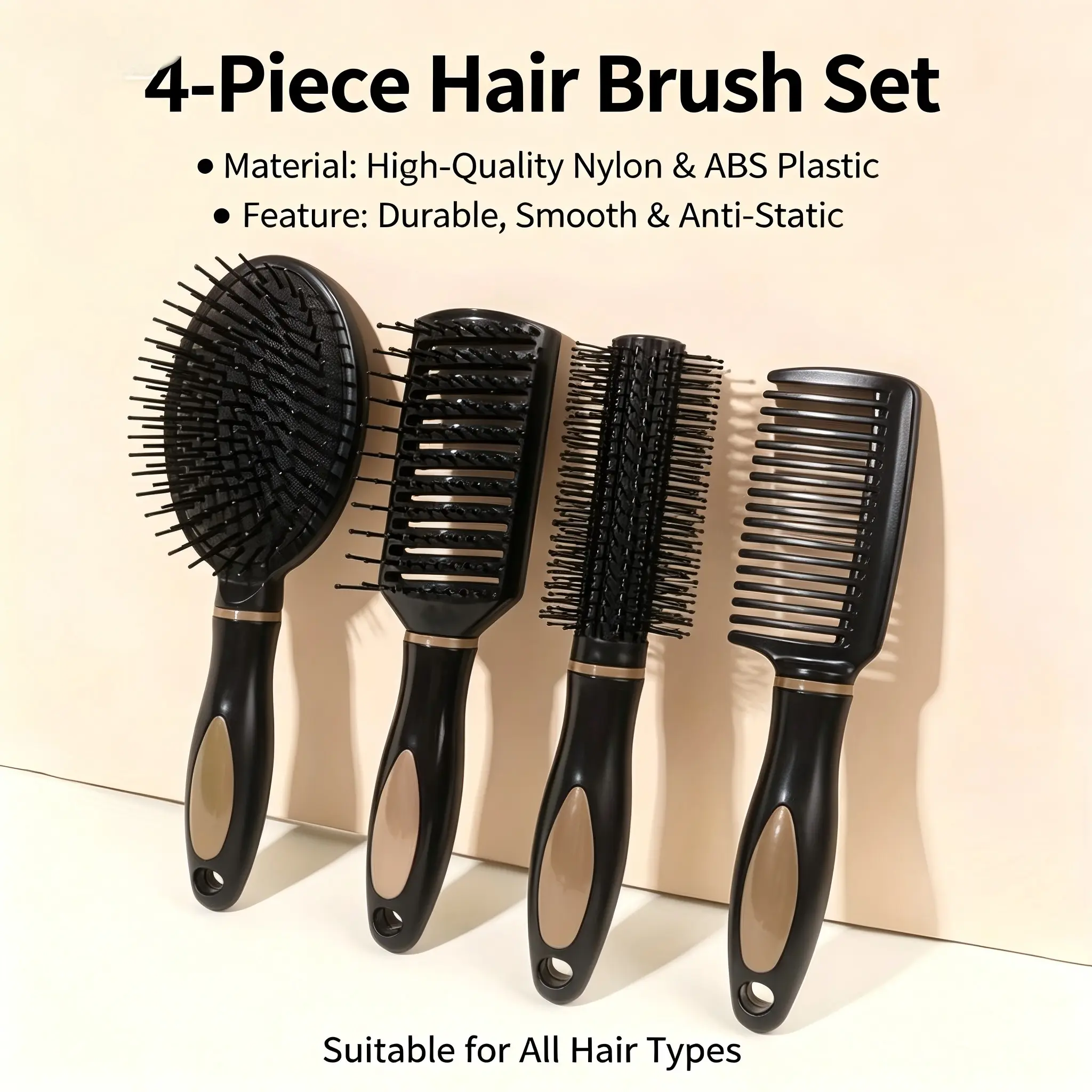 Hair Styling Tool Set, Hair Tools, Anti-static Air Cushion Head Massage Comb, Detangling Hairbrush, Detangler Brush, Hair Styling Tool for Home & Travel, Suitable for Women & Men
