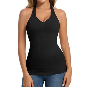 Joyshaper Women Tummy Control Shapewear Tank Tops Halter Compression Camisole Slimming Body Shaper Camisole