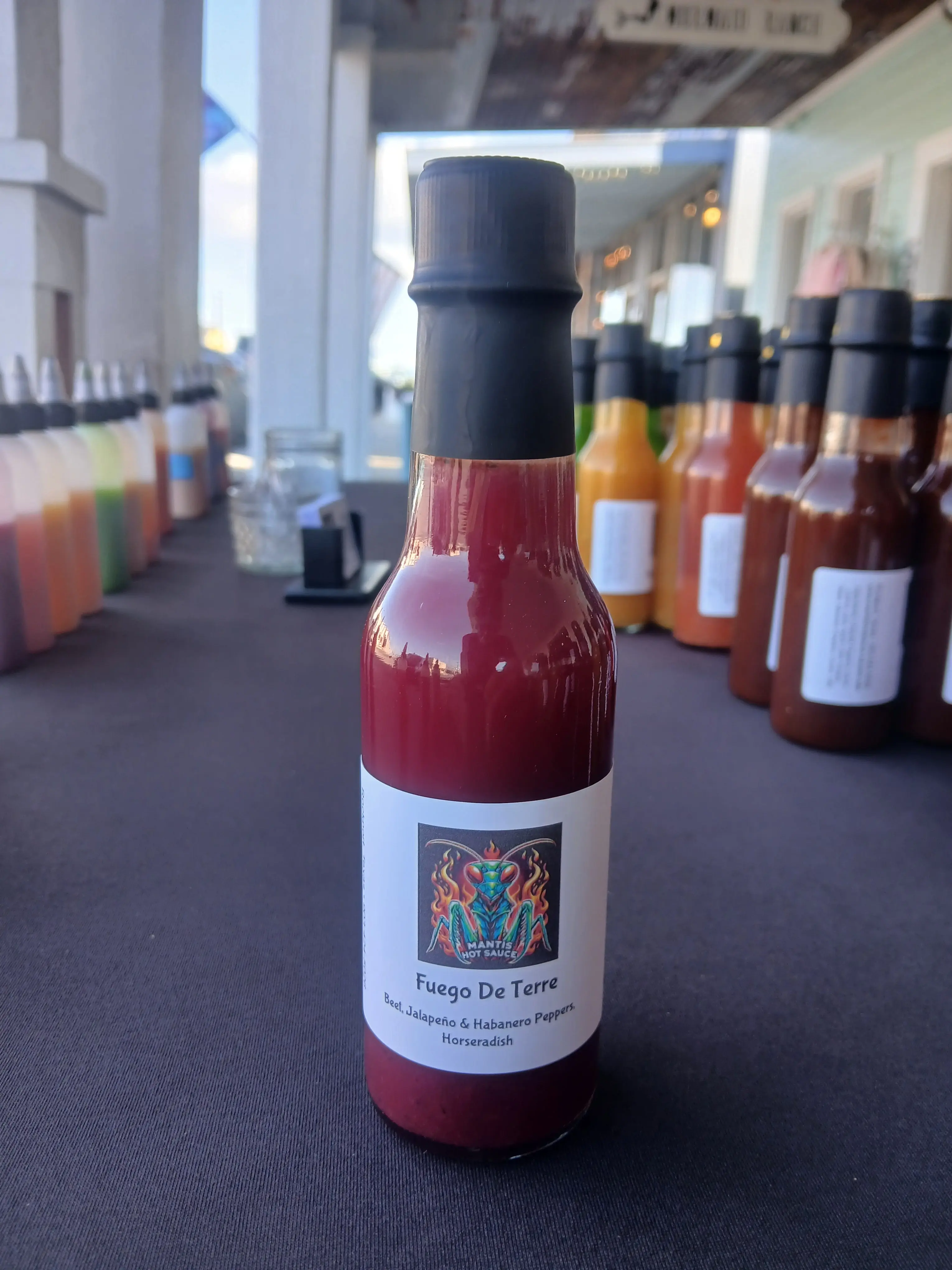 Fuego De Terre Hot Sauce - Roasted Beet & Habanero | Mantis Hot Sauce