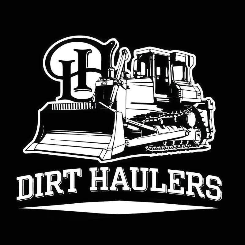 Dirt Haulers Dozer vinyl sticker