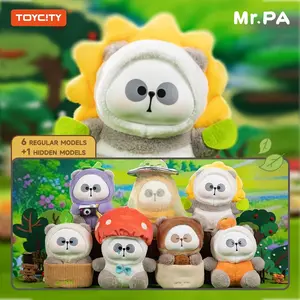 TOYCITY MR.PA "Runaway Veggies" Blind Box - Random Plush & Vinyl Figure, Vegetable Panda Doll with Cute Desk Decor, Unique Gift Idea (1/72 Hidden Chance)