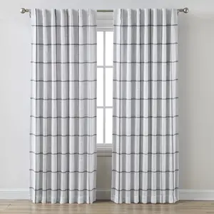 1pc 50"x108" Blackout Window Curtain Panel Gray - Threshold