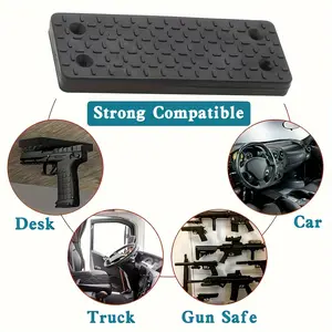 1 Piece ABS Magnetic Gun Holder – Quick-Release Magnetic Gun Holder,Car, Desk & Hidden Wall Pistol Mount