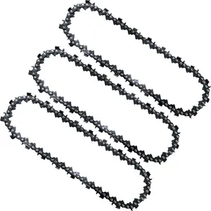 6 Inch Pruning Chainsaw Chain for RYOBI P25013 / P25013BTL, 6" Replacement Chain for Homelite HOMCS10 Pruning Chainsaw (3 Pcs)