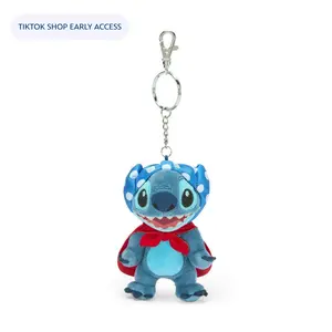 Disney Store Super Hero Stitch Plush Keychain Bag Charm – Stitch 626 Day 2026 – Lilo & Stitch