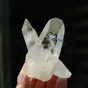 4in 160g Tantric TWIN FLAME Soulmate Colombian Lemurian Seed Crystal Cluster, Self Standing Cluster Lasers, Boyaca, Colombia