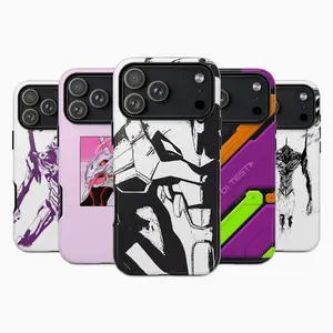 Neon EVA-01 Test Unit iPhone Case – Evangelion EVA 01 Design Tough Glossy Compatible with iPhone 17, 16, 15, 14, 13, 12, 11, X & Galaxy.