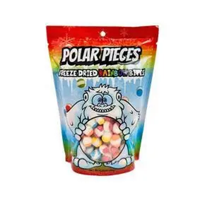 Polar Pieces Freeze Dried Candy Rainbow Bites (4.23 oz)  - Premium Freeze Dried Crunchy Fruit Candy Snack With Enhanced Flavor in Every Bite tiktok candy trend item