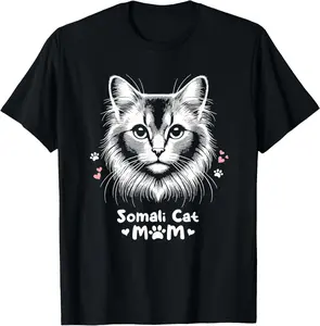 Somali Cat Mom Somalis Fox Cats T-Shirt