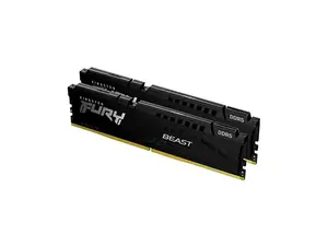 Kingston FURY Beast 32GB (2 x 16GB) 288-Pin PC RAM DDR5 6000 (PC5 48000) Memory (Desktop Memory) Model KF560C30BBEK2-32