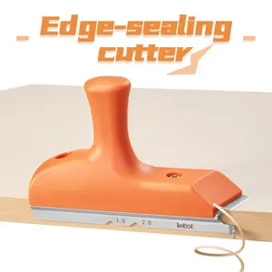IMBOT Edge Banding Cutter 3-in-1 Kit R1.5/R2 Chamfer Switch  Nylon+5Cr15MoV Steel Blade Upgrade  PVC/Acrylic/Panel Sealing Specialist | Ergonomic Handle | Sharpenable & Durable