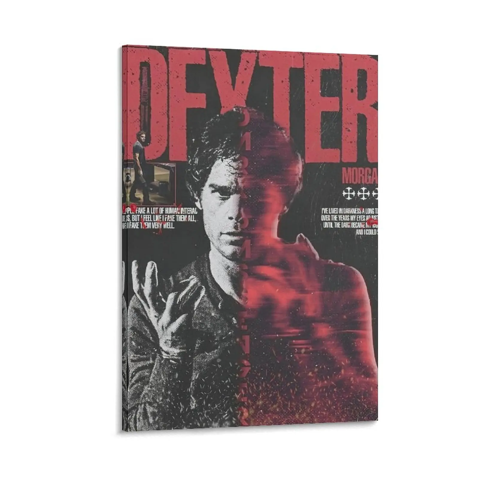 Dexter Poster Canvas Wall Art For Room Aesthetic And Decor 7 Canvas Poster Bedroom Decor Sports Landscape Office Room Decor Gift Frames Ornaments Artistic Decoration