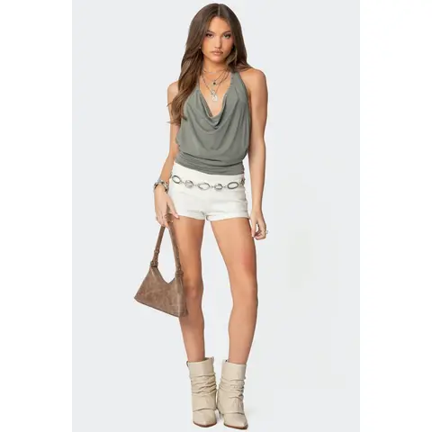 Dinah Denim Micro Shorts