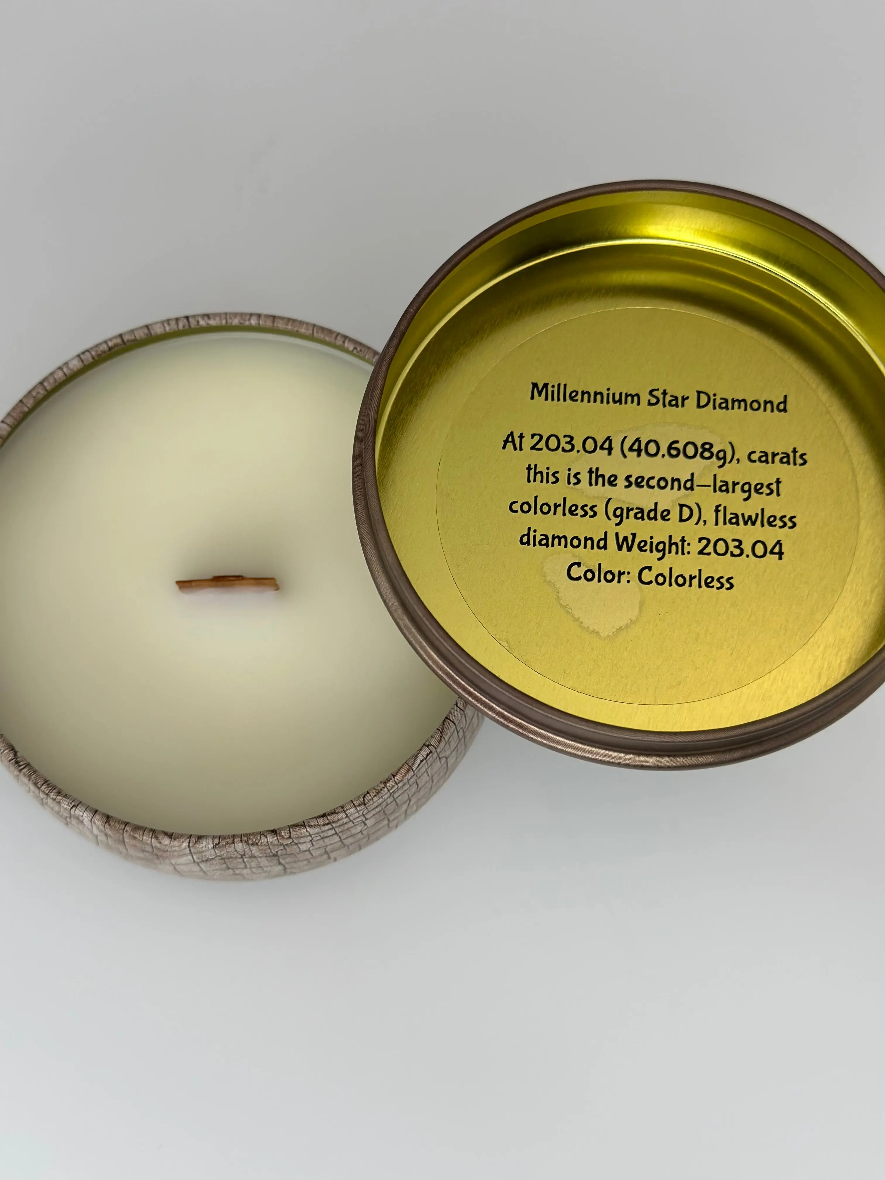 Millennium Star Diamond Candle
