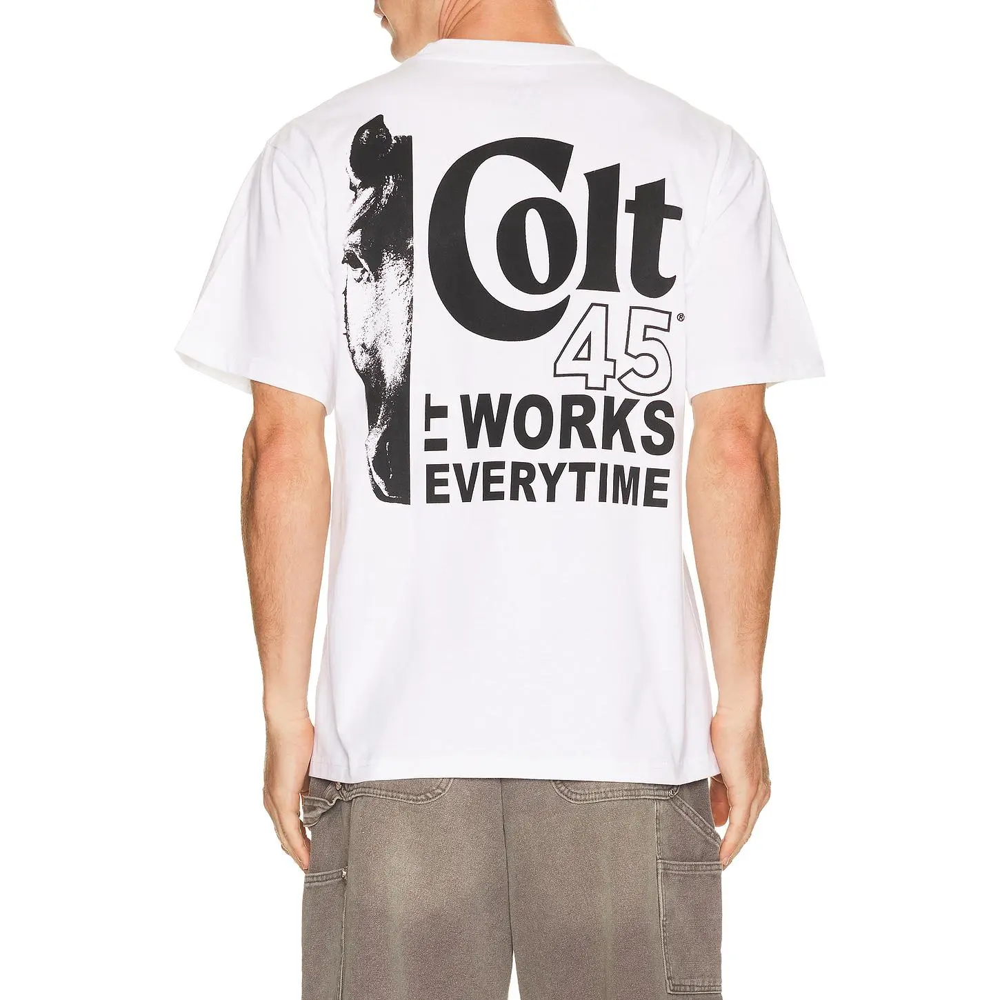 Philcos Colt 45 Works Every Time Tee in White